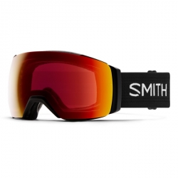 Smith I/O Mag XL Snow Goggles Black - Chromapop Sun Red Mirror/Chromapop Storm Yellow Flash